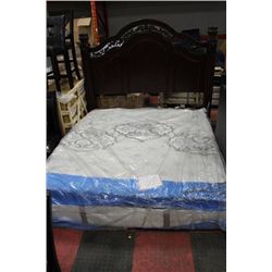 KING SIZE CARVED STYLE HEADBOARD SOLD W KING SIZE