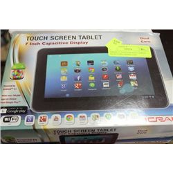 IGRAIG 7" TOUCH SCREEN TABLET DUAL CORE, FRONT CAM