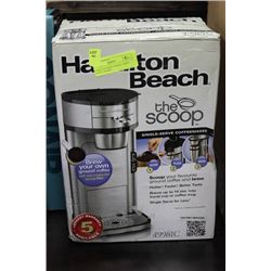 HAMILTON BEACH SINGLE SERVE COFFEE MAKER