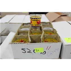 BOX OF 12 CANADA SHOOTER GLASSES