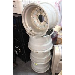 SET OF 4 ALUMINUM 6 BOLT RIMS