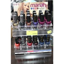 DISPLAY W 36 OPI MARIAH CAREY NAIL LAQUER