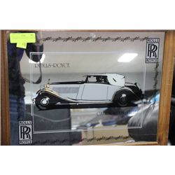 VINTAGE OF ROLLS-ROYCE MIRROR