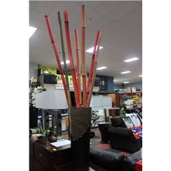 SHOWHOME LARGE VASE W BAMBOO