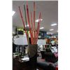Image 1 : SHOWHOME LARGE VASE W BAMBOO