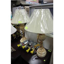PAIR OF SHOWHOME LAMPS
