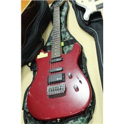 CHARVETTE ELECTRIC GUITAR BY CHARVEL W/ CASE