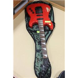 ASPEN RED ELECTRIC GUITAR W/ CASE