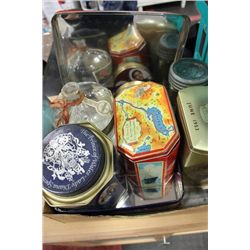 ESTATE TIN COLLECTION, ROYAL FAMILY MEMORABILIA/MAGAZINES ETC