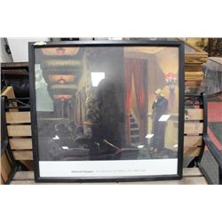 EDWARD HOPPER FRAMED ARTWORK