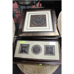 2 SHOWHOME SHADOWBOX PICTURES