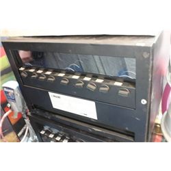 COIN OPERATED CHIP AND CANDY BAR DISPENSER