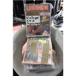 STACK OF VINTAGE ADULT MAGAZINES