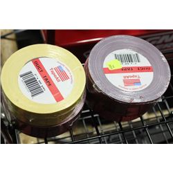 ROLL OF COLOURED DUCT TAPE X4