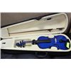 Image 1 : VIOLIN BLUE 4/4 BOW & CASE
