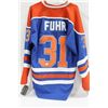 Image 1 : GRANT FUHR SIGNED OILERS JERSEY W/ COA
