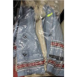 DOUBLE LAYER SHELL PARKA  W/ SILVER FOX TRIM SZ 16