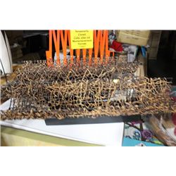 SHOWHOME SET OF 3 WICKER WALL HANGINGS