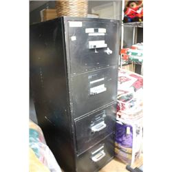 FIRE PROOF 4 DRAWER FILING CABINET