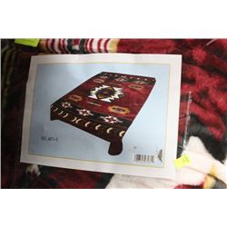 NATIVE DESIGN PLUSH BLANKET