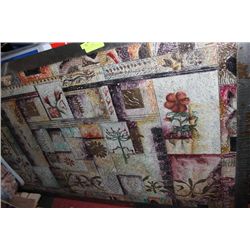 ETCHED ABSTRACT WALL PLAQUE