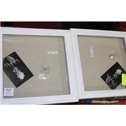 PAIR OF SHOWHOME SHADOWBOXES