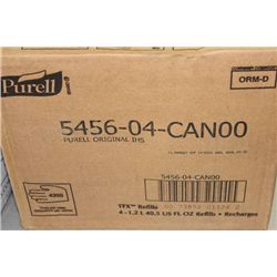 CASE OF 4 PURELL HAND SANITIZING REFILLS