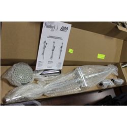 RIOBEL PRO SHOWERHEAD AND BAR SET