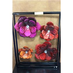 FLOWERED WALL ART