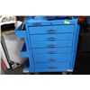 Image 1 : BLUE METAL TOOL CHEST ON WHEELS