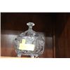 Image 1 : CRYSTAL LIDDED CANDY DISH