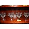 Image 1 : SET OF 4 CRYSTAL SHRIMP COCKTAIL SERVERS