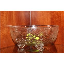 FINE PINWHEEL CRYSTAL BOWL
