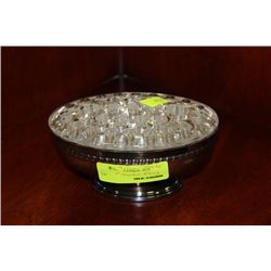 SILVERPLATED ESTATE FLOWER FROG