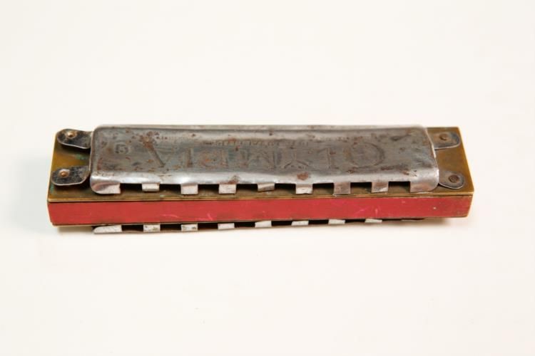 WWII 1943 Original German Soldier's Harmonica Olympia