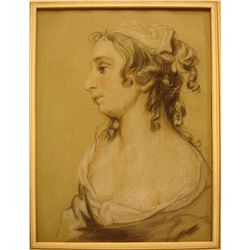 Portrait of a Young French Woman