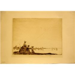 Beach Scene with Children