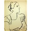 Image 1 : Side view portrait of a woman