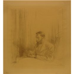 Sketch of a Man Sitting