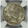 Image 2 : 1908 BARBER DIME NGC MS-62
