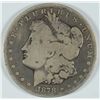 Image 1 : 1878-CC MORGAN SILVER DOLLAR, VG a few scratches on reverse