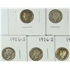 Image 1 : (5) 1926-S MERCURY DIMES