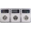 Image 2 : LOT OF ( 3 ) 1957 WASHINGTON QUARTERS, NGC  PROOF-67