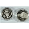 Image 2 : 2008 BALD EAGLE & 2007 LITTLE ROCK COMMEMORATIVE PROOF SILVER DOLLARS