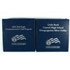 Image 3 : 2008 BALD EAGLE & 2007 LITTLE ROCK COMMEMORATIVE PROOF SILVER DOLLARS