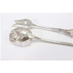 Sterling Silver Fork and Spoon