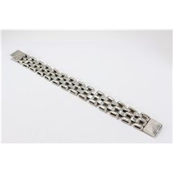 Mens Sterling Silver Chain Bracelet