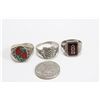 Image 2 : 3 Sterling Silver Rings