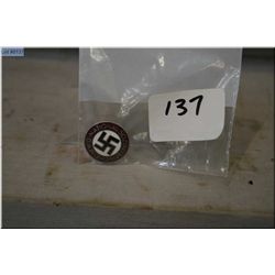 Nazi Party Pin [ enamel is in excellent condition, NZDAP Party [ maker marked RZM M1/90