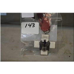 Nazi Red Cross DRK Medal [ maker marked Gesch, two piece construction ]
